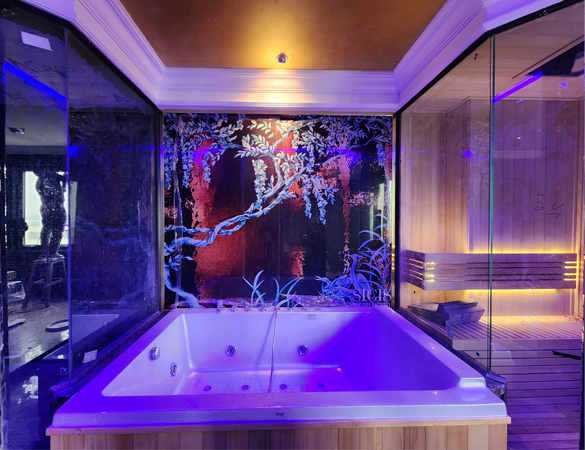 VietBeauty setup bể sục Jacuzzi Hotel Resort